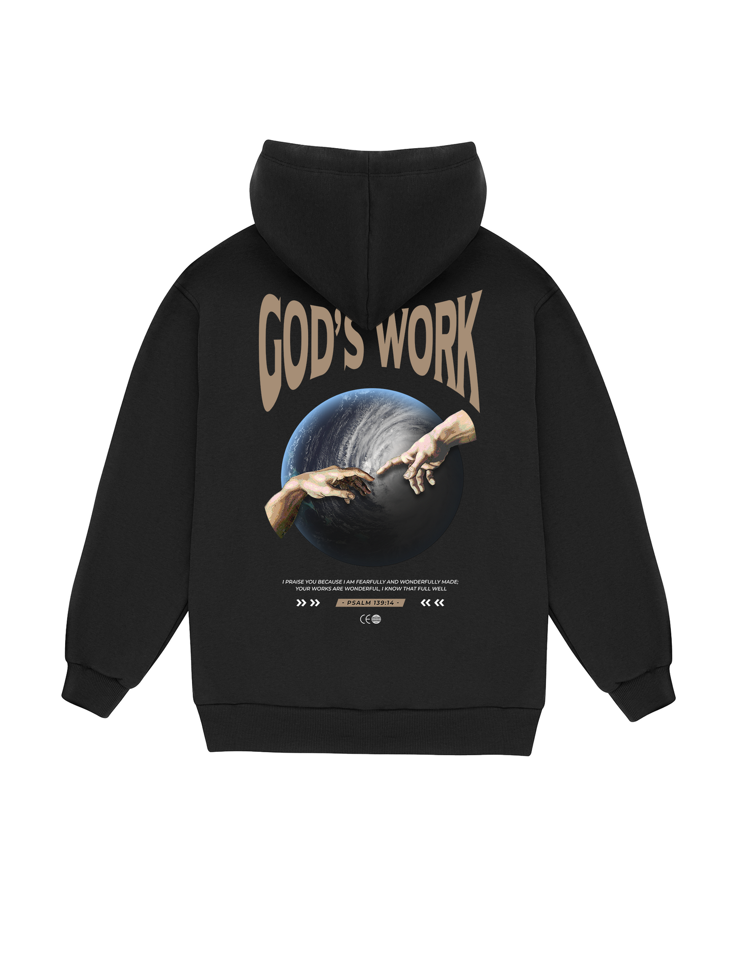 GOD'S WORK Psalm 139:14 Hoodie