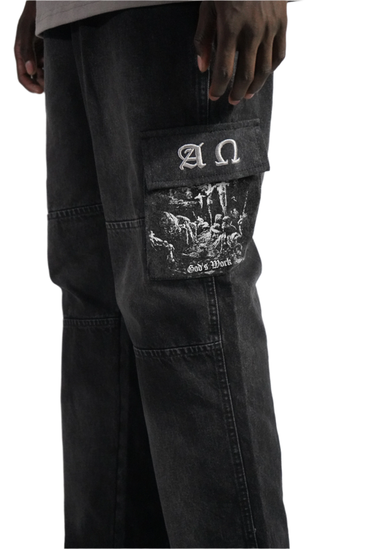 PRE-ORDER Alpha and Omega Baggy Cargo Pants - Men's